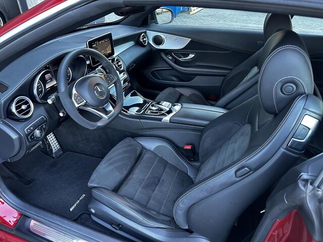 Mercedes-Benz C-KLASSE Cabrio 200 AMG Comand | 360 Gr Camera | LED | Night | Alcantara Stuur | Stoelverwarming | Designo Hyacintrood | PRACHTIG!!