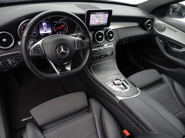 Mercedes-Benz C-KLASSE Estate 180 AMG Night Edition Aut- Panodak, Xenon Led, Sfeerverlichting, Burmester, Stoelverwarming, Keyless