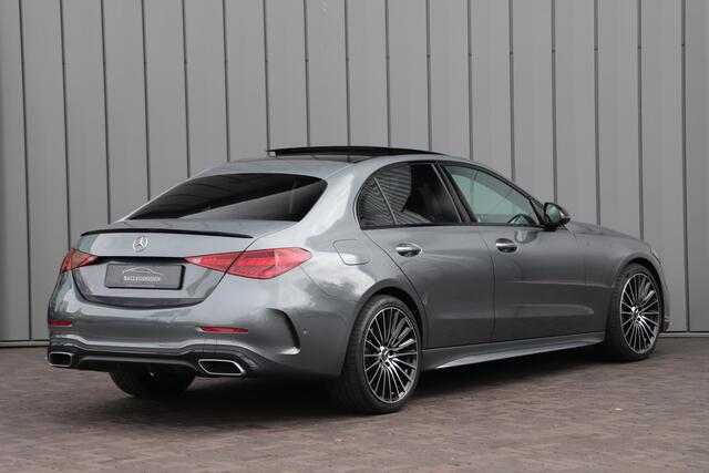 Mercedes-Benz C-KLASSE 200 AMG | Pano | Burmester | Sfeerverlichting | Distronic | Keyles-go | Memory | Carbon | Digital-light | NL-auto 2021.