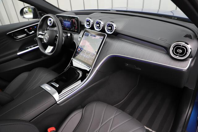 Mercedes-Benz C-KLASSE 400e AMG 4-Matic | 381PK | Pano | Keyles-go | Head-up | Sfeerverlichting | Burmester | Memory | Stuurwielverwarming | Distronic | 2022.