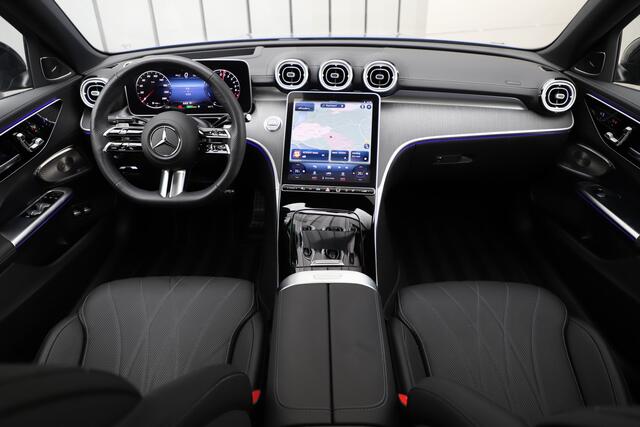 Mercedes-Benz C-KLASSE 400e AMG 4-Matic | 381PK | Pano | Keyles-go | Head-up | Sfeerverlichting | Burmester | Memory | Stuurwielverwarming | Distronic | 2022.