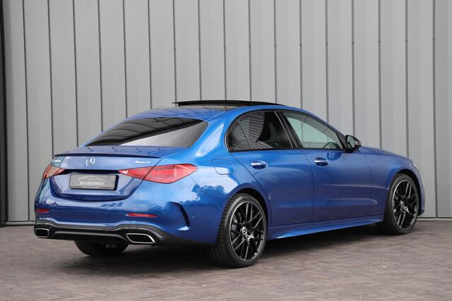 Mercedes-Benz C-KLASSE 400e AMG 4-Matic | 381PK | Pano | Keyles-go | Head-up | Sfeerverlichting | Burmester | Memory | Stuurwielverwarming | Distronic | 2022.