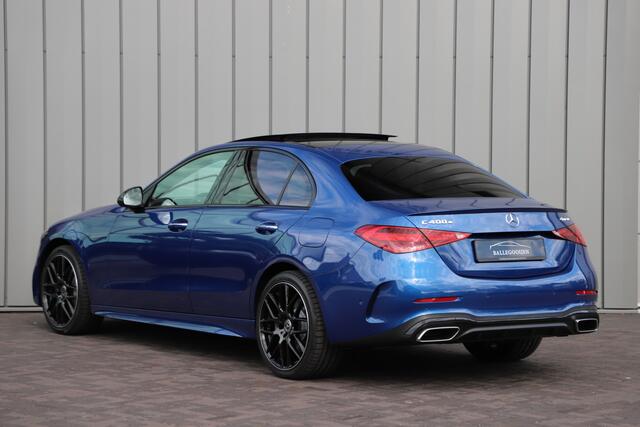 Mercedes-Benz C-KLASSE 400e AMG 4-Matic | 381PK | Pano | Keyles-go | Head-up | Sfeerverlichting | Burmester | Memory | Stuurwielverwarming | Distronic | 2022.