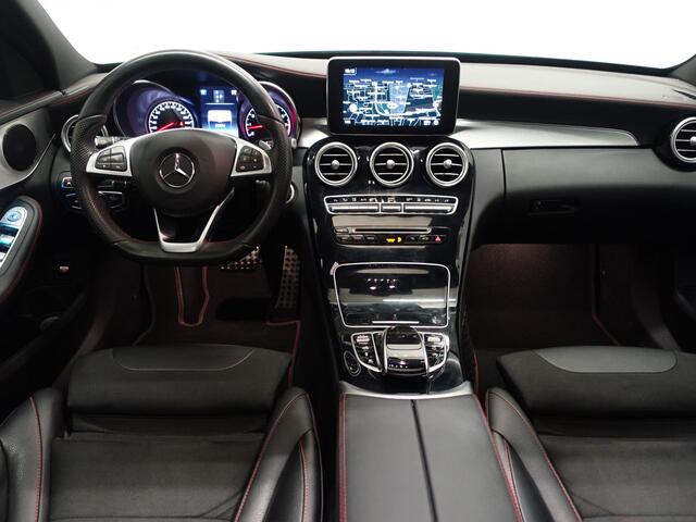Mercedes-Benz C-KLASSE Estate 43 AMG 410pk Night Ed Aut- Panodak, Sport Uitlaat, Stand kachel, Camera, Ambient light