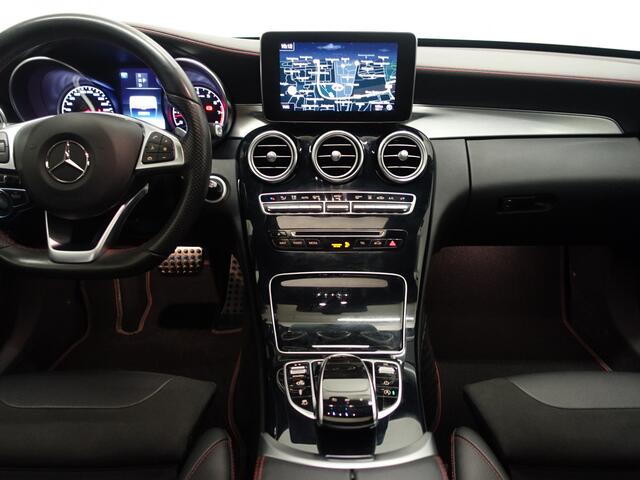 Mercedes-Benz C-KLASSE Estate 43 AMG 410pk Night Ed Aut- Panodak, Sport Uitlaat, Stand kachel, Camera, Ambient light