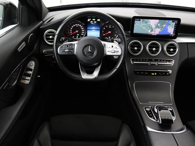 Mercedes-Benz C-KLASSE 300e AMG Night | Adaptive cruise | Stoelverwarming | Carplay | Leder/Alcantara | Camera | Navigatie | Full LED
