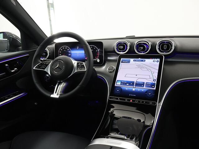 Mercedes-Benz C-KLASSE 180 Luxury Line | Panoramaschuifdak | Memorypakket | Sfeerverlichting | Smartphone-integratie