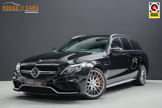 Mercedes-Benz C-KLASSE Estate AMG 63 S |keramische remmen|Designo leder|multibeam led|Burmester|stoelventilatie|360 camera|sportuitlaat|gesmede wielen|