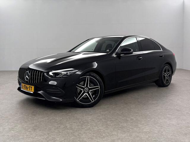 Mercedes-Benz C-KLASSE 180 AMG Luxury Line 170PK Sfeer Burmester Trekhaak LED Virtual Camera Carplay Clima Cruise Navi 18"LMV PDC