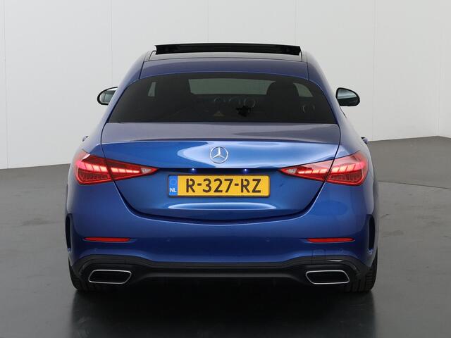 Mercedes-Benz C-KLASSE 200 AMG Line | Night | Panoramadak | Sfeerverlichting | 19" lichtmetalen spaakwielen |