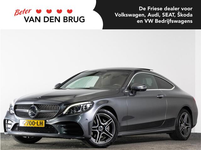 Mercedes-Benz C-KLASSE Coupé AMG-Line 180 156pk AUTOMAAT | LED | Burmester | Panoramadak | Navigatie | 360 Camera | Stoelverwarming |