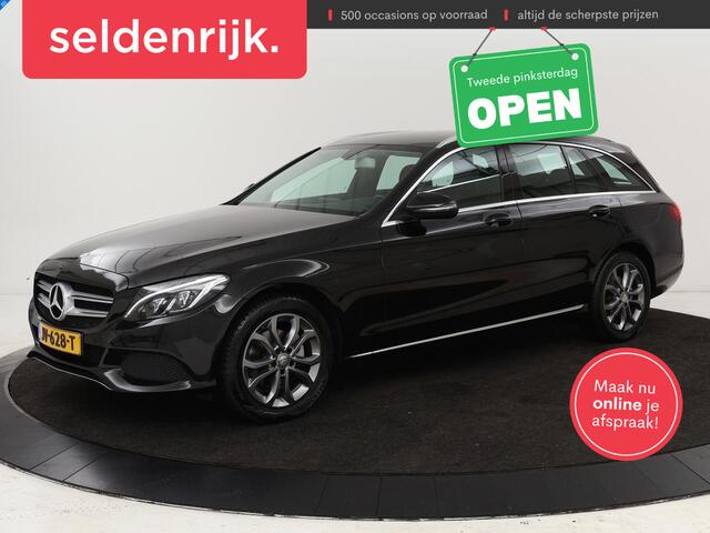 Mercedes-Benz C-KLASSE 180 Avantgarde | Half leder | Adaptief LED | Trekhaak | Navigatie | Climate control | Park Assist | Cruise control | Bluetooth