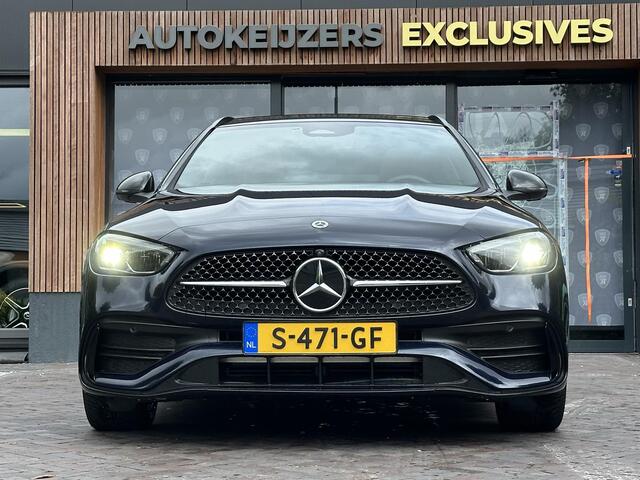 Mercedes-Benz C-KLASSE Estate 300 e AMG Line Panoramadak Luxe Leder Adapt. Cruise Headup Display LED Trekhaak 18''LM 1e Eigenaar