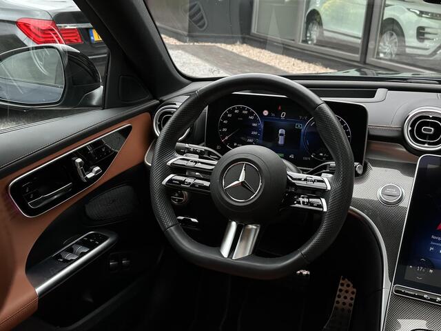 Mercedes-Benz C-KLASSE Estate 300 e AMG Line Panoramadak Luxe Leder Adapt. Cruise Headup Display LED Trekhaak 18''LM 1e Eigenaar