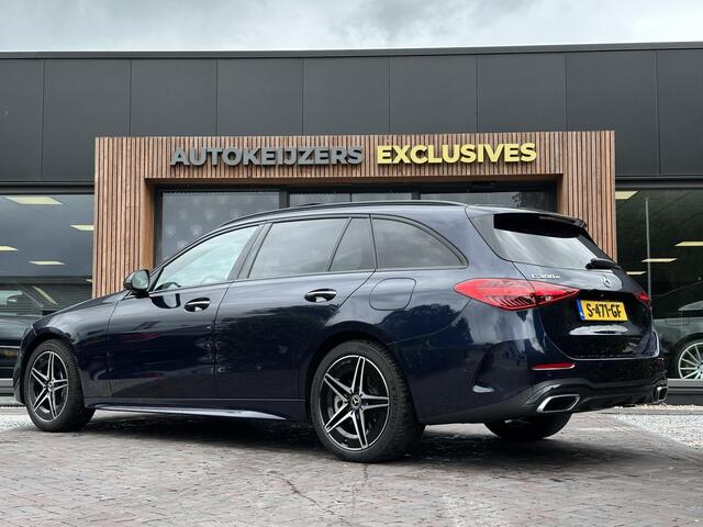 Mercedes-Benz C-KLASSE Estate 300 e AMG Line Panoramadak Luxe Leder Adapt. Cruise Headup Display LED Trekhaak 18''LM 1e Eigenaar