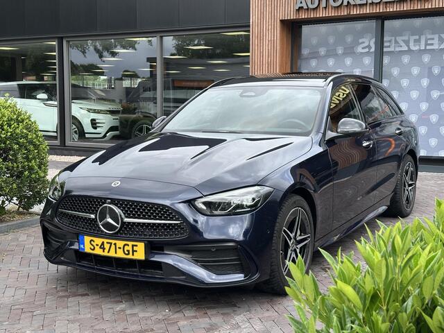 Mercedes-Benz C-KLASSE Estate 300 e AMG Line Panoramadak Luxe Leder Adapt. Cruise Headup Display LED Trekhaak 18''LM 1e Eigenaar