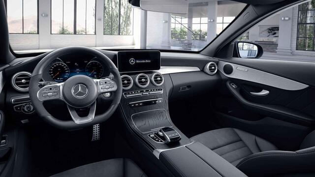 Mercedes-Benz C-KLASSE Estate 300 e Business Solution AMG Limited | Night | Panoramadak | Widescreen | Stoelverwarming | Agility Control |