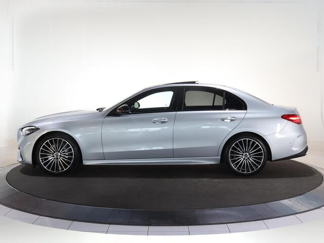 Mercedes-Benz C-KLASSE 180 AMG Line | Night | Panoramadak | Sfeerverlichting | Parkeercamera | Memory stoelen | Apple carplay/Android auto