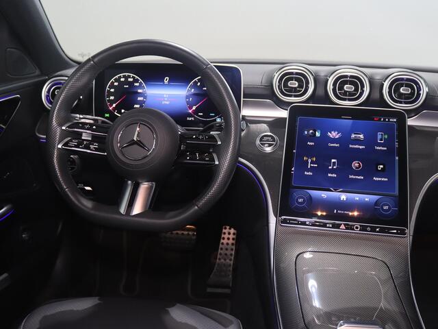 Mercedes-Benz C-KLASSE 180 AMG Line | Night | Panoramadak | Sfeerverlichting | Parkeercamera | Memory stoelen | Apple carplay/Android auto