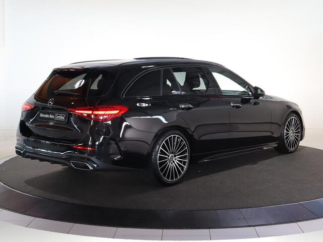Mercedes-Benz C-KLASSE Estate 180 AMG Line | Premium Pakket | 360-camera | Panorama-schuifdak | Elektrische stoelen incl. Memory | Keyless GO | 19" AMG velgen |