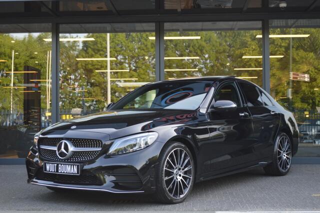 Mercedes-Benz C-KLASSE 180 AMG Led Panorama Leder Virtual Sfeer Camera 360 Keyless Pdc
