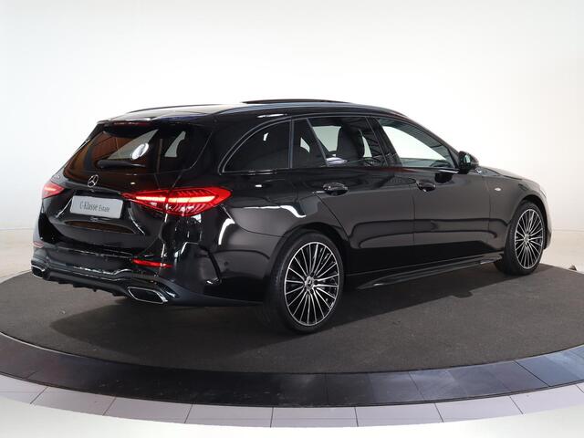 Mercedes-Benz C-KLASSE 300e Estate Business Solution AMG | Panorama-schuifdak | Trekhaak | DISTRONIC | Memory stoelen | 360* camera