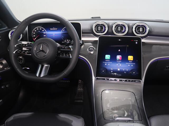 Mercedes-Benz C-KLASSE 300e Estate Business Solution AMG | Panorama-schuifdak | Trekhaak | DISTRONIC | Memory stoelen | 360* camera