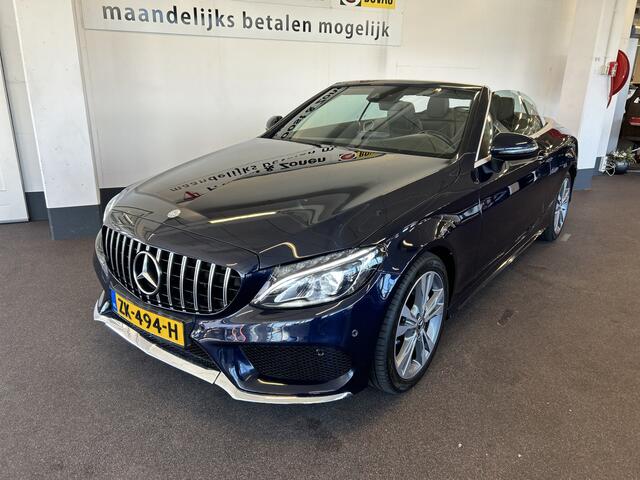 Mercedes-Benz C-KLASSE Cabrio 180 Premium Plus AMG | Airscarf | Cruise control | Climate control | Lederen bekleding | Stoelverwarming | Navigatie | Parkeersensoren v+a