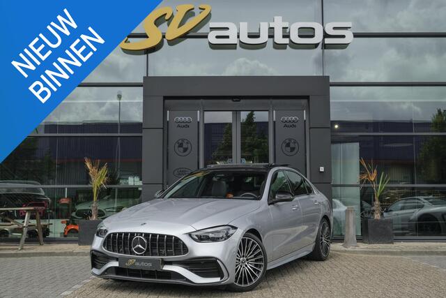 Mercedes-Benz C-KLASSE C300 AMG 258pk Panoramadak Digital light Stoelventilatie Head-up 19" LMV Memory Night pakket