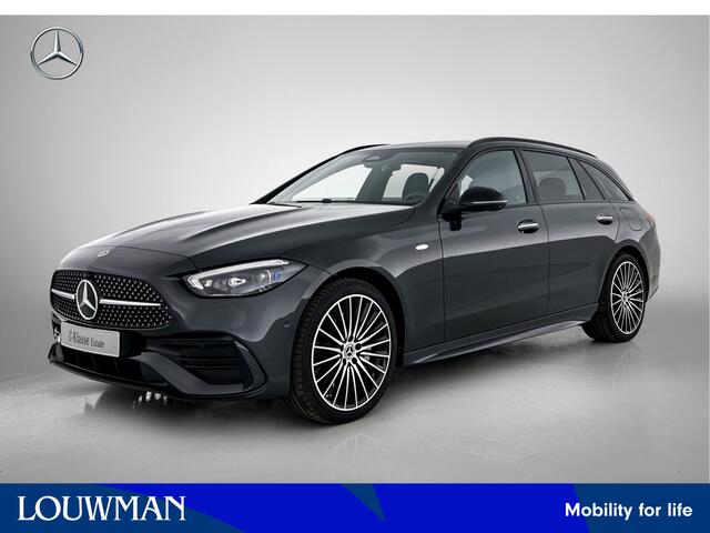 Mercedes-Benz C-KLASSE Estate 300 e Business Solution AMG | Trekhaak | Nightpakket | Parkeerpakket met 360°-camera | KEYLESS GO-comfortpakket | Antidiefstalpakket GUARD 360° Plus | EASY PACK achterklep | Memorypakket |