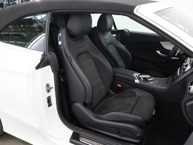 Mercedes-Benz C-KLASSE Cabrio 180 Premium Plus Pack | AMG | Widescreen | Stoelverwarming | Burmester | 18" lichtmetalen velgen |