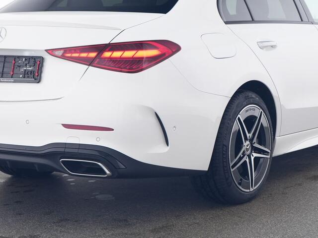 Mercedes-Benz C-KLASSE 300 e AMG Line I Panorama dak I Distronic + I 360° camera I Burmester I Head-up I Digital Light I Memory I Sfeerverlichting I I Stoelverwarming I Comfort onderstel I Thermotronic I MBUX I Keyless GO l