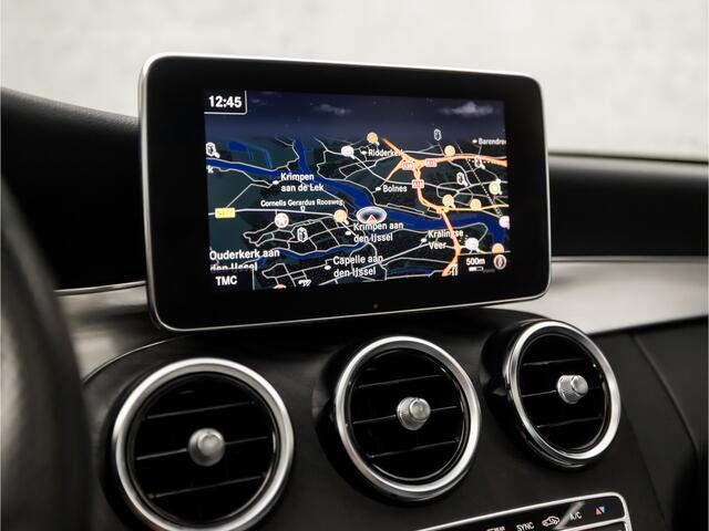 Mercedes-Benz C-KLASSE 180 AMG Sport 157Pk Automaat (PANORAMADAK, GROOT NAVI, 360 CAMERA, STOELVERWARMING, ELEK SPORTSTOELEN, LEDER, SFEERVERLICHTING, CRUISE, NIEUWE APK, NIEUWSTAAT)