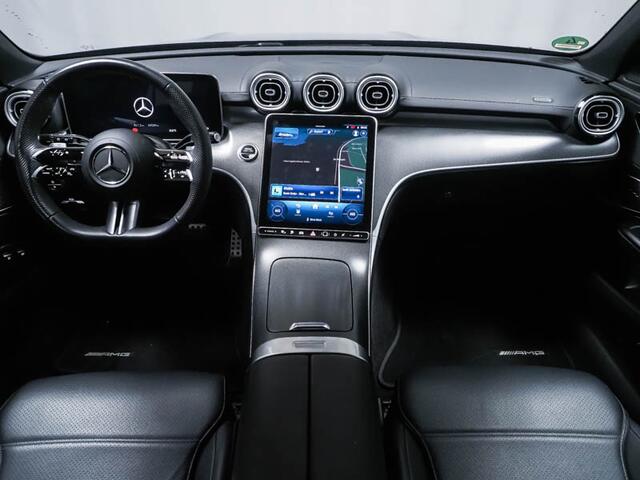 Mercedes-Benz C-KLASSE Estate 300 e AMG Plug-In Hybride AMG line | Night Pakket | Trekhaak | Panorama Schuif-Kanteldak | Distronic | Multi Beam Koplampen | AC en DC Laden. Inclusief 24 maanden MB Certified garantie voor Europa.