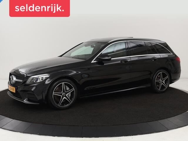 Mercedes-Benz C-KLASSE 300e AMG | Stoelventilatie | Panoramadak | Leder | Burmester | Memory | Luchtvering | Carplay | Stoelverwarming | Navigatie | Full LED