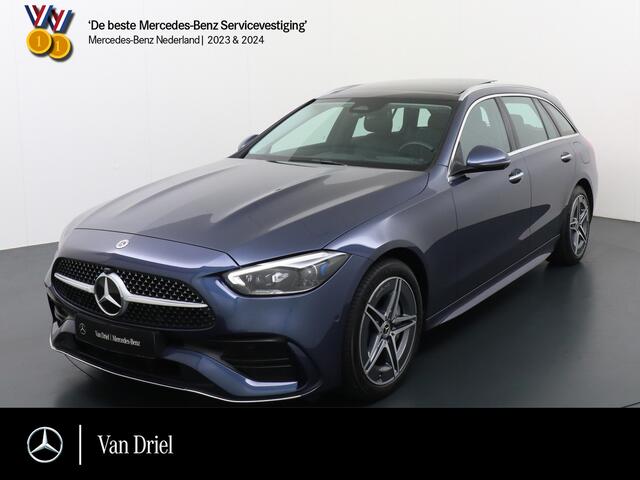 Mercedes-Benz C-KLASSE Estate 300 e AMG Line | Pano HUD Ventilatie Burmester