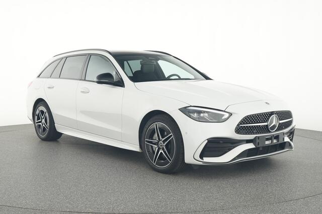Mercedes-Benz C-KLASSE Estate 300 e AMG Plug-In Hybride | AMG Line | Night Pakket | Trekhaak | Panorama Schuif-Kanteldak | Keyless-Go | Inclusief 24 maanden MB Certified garantie voor Europa.