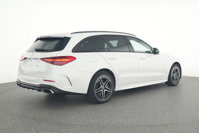 Mercedes-Benz C-KLASSE Estate 300 e AMG Plug-In Hybride | AMG Line | Night Pakket | Trekhaak | Panorama Schuif-Kanteldak | Keyless-Go | Inclusief 24 maanden MB Certified garantie voor Europa.