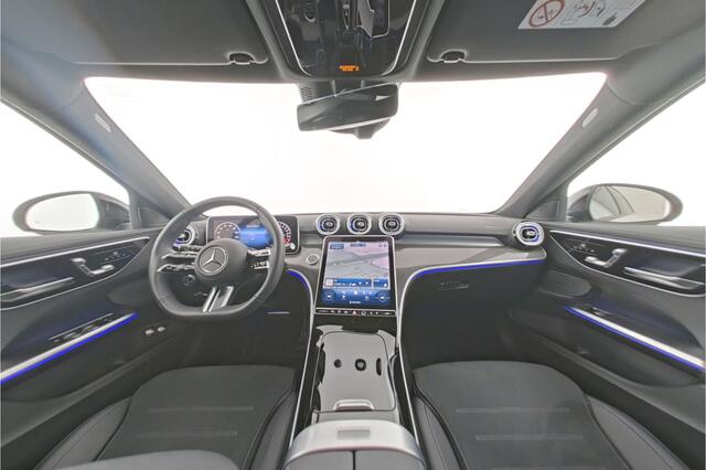 Mercedes-Benz C-KLASSE Estate 300 e AMG Plug-In Hybride | AMG Line | Night Pakket | Trekhaak | Panorama Schuif-Kanteldak | Keyless-Go | Inclusief 24 maanden MB Certified garantie voor Europa.
