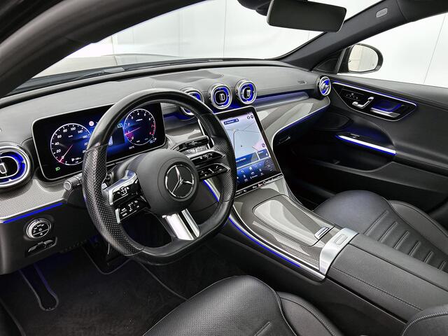 Mercedes-Benz C-KLASSE Estate 200 Launch Edition AMG Line | Panoramadak | Multispaaks lichtmetalen velgen | Elct. bed voorstoelen met memory | Navigatie | Parking support | Inclusief 24 maanden MB Certified garantie voor Europa.