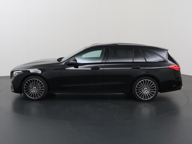 Mercedes-Benz C-KLASSE Estate 300e Business Solution AMG | Panoramaschuifdak | Rijassistentiepakket Plus | Trekhaak | Burmester | DIGITAL LIGHT | Night