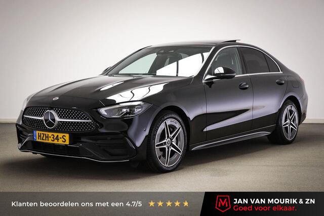 Mercedes-Benz C-KLASSE 300 e AMG Line | RIJAASSISTENTIE PLUS PACK | PANORAMADAK | VOORKLIMATISERING | CAMERA