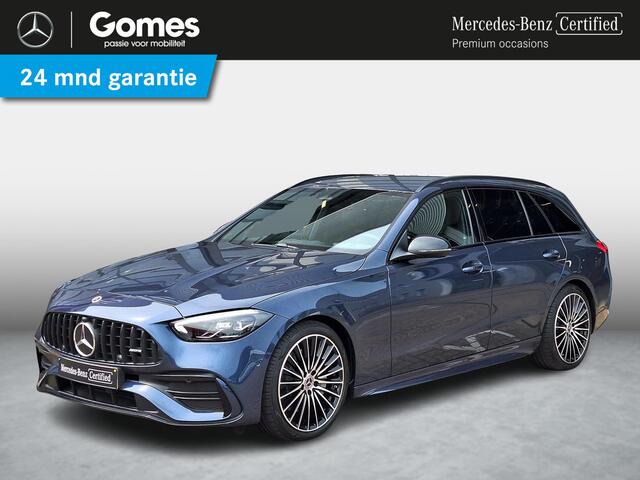 Mercedes-Benz C-KLASSE Estate 180 Star Edition AMG | Night Pakket | Trekhaak | Elektrisch Verstelbare Stoelen + Memory | Elektrische Achterklep | Apple CarPlay | Android Auto | Dodehoekassistent | Sfeerverlichting | Stoelverwarming | Achteruitrijcamera