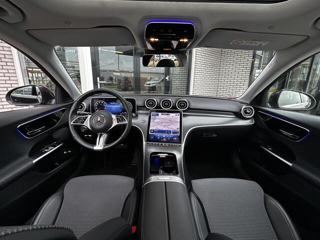 Mercedes-Benz C-KLASSE 300 e Luxury Line | Panoramadak | Trekhaak | Stoelverwarming