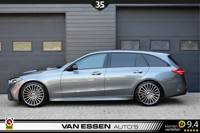 Mercedes-Benz C-KLASSE Estate 200 Launch Edition AMG Line Pano ACC Burmester 360-Camera Leder Memory Sfeerlicht NL-AUTO!