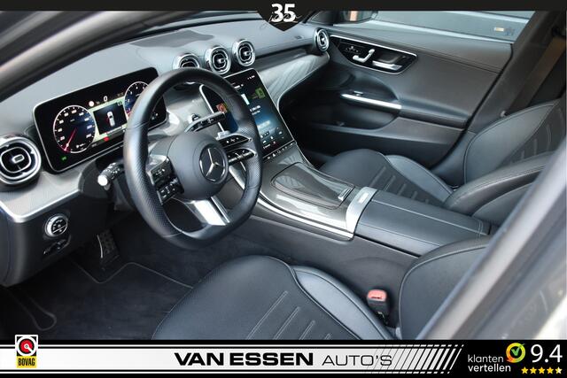 Mercedes-Benz C-KLASSE Estate 200 Launch Edition AMG Line Pano ACC Burmester 360-Camera Leder Memory Sfeerlicht NL-AUTO!