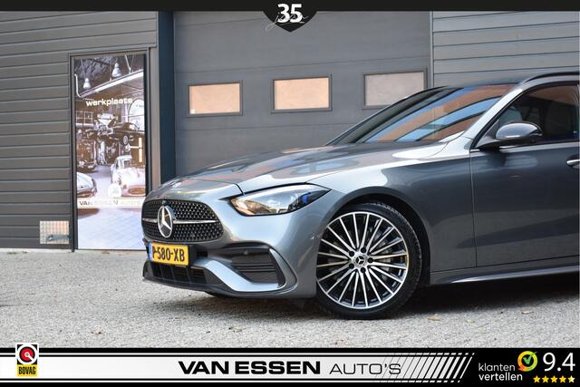 Mercedes-Benz C-KLASSE Estate 200 Launch Edition AMG Line Pano ACC Burmester 360-Camera Leder Memory Sfeerlicht NL-AUTO!