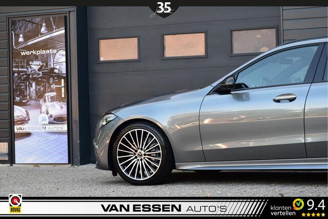 Mercedes-Benz C-KLASSE Estate 200 Launch Edition AMG Line Pano ACC Burmester 360-Camera Leder Memory Sfeerlicht NL-AUTO!