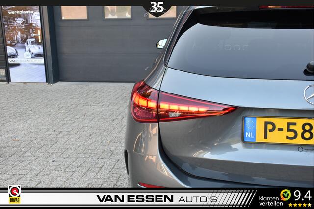 Mercedes-Benz C-KLASSE Estate 200 Launch Edition AMG Line Pano ACC Burmester 360-Camera Leder Memory Sfeerlicht NL-AUTO!