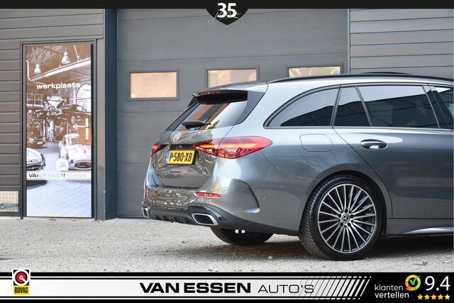 Mercedes-Benz C-KLASSE Estate 200 Launch Edition AMG Line Pano ACC Burmester 360-Camera Leder Memory Sfeerlicht NL-AUTO!